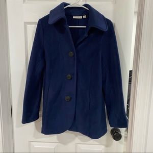 Susan Graver blue peacoat